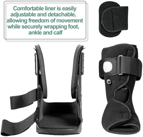 Air Walking Boot, Fracture Boot Short Walker Protection Fits Left or Right Foot Ankle Support for Injuries Fractures Sprains Black M - Image 6