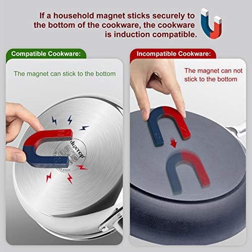 Duxtop Portable Induction Cooktop Burner, Induction Hot Plate with LCD Sensor Touch 1800 Watts, Silver 9600LS/BT-200DZ - Image 7