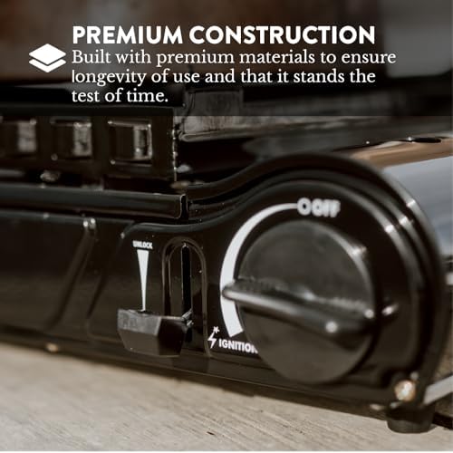 GasOne 15,000 BTU Propane or Butane Stove Dual Fuel Stove Portable Camping Stove - Patented - with Carrying Case Great for Emergency Preparedness Kit - Image 6