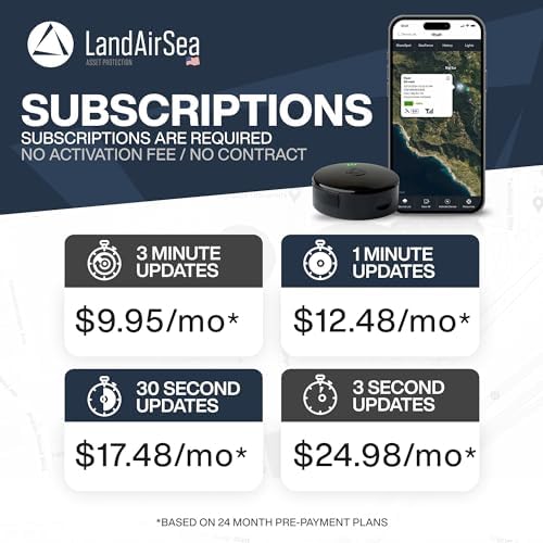 LandAirSea 54 GPS Tracker - Made in the USA from Domestic & Imported Parts. Long Battery, Magnetic, Waterproof, Global Tracking. Subscription Required - Image 5